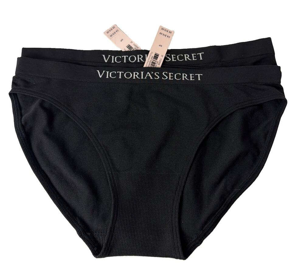 Victoria’s Secret Seamless Bikini Panties Sz Small 2 Pack NWT